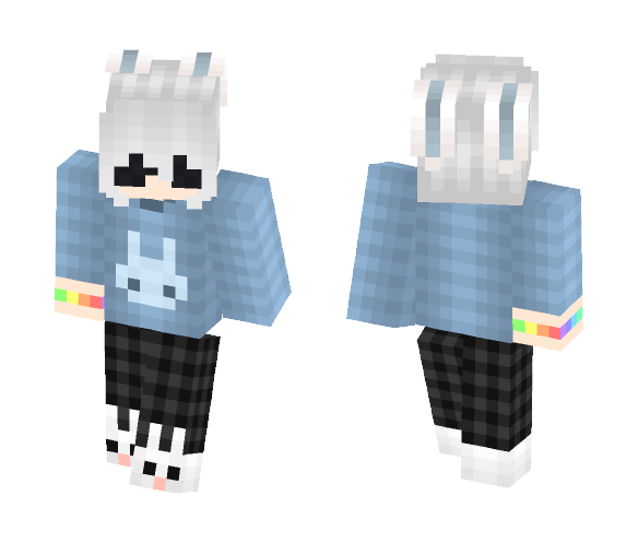 Bunny boy with sunglasses - Boy Minecraft Skins - image 1
