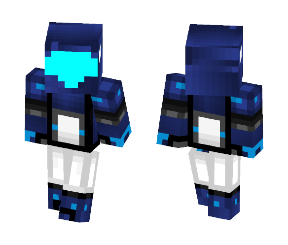 Star shield armor ( helmet on ) - Male Minecraft Skins - image 1
