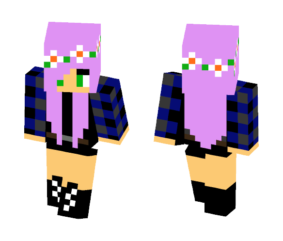 Cute Flower Girl - Cute Girls Minecraft Skins - image 1