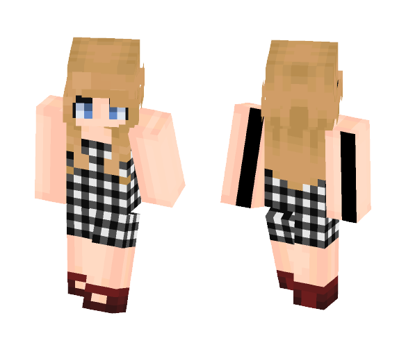 Grid-dress? - Female Minecraft Skins - image 1