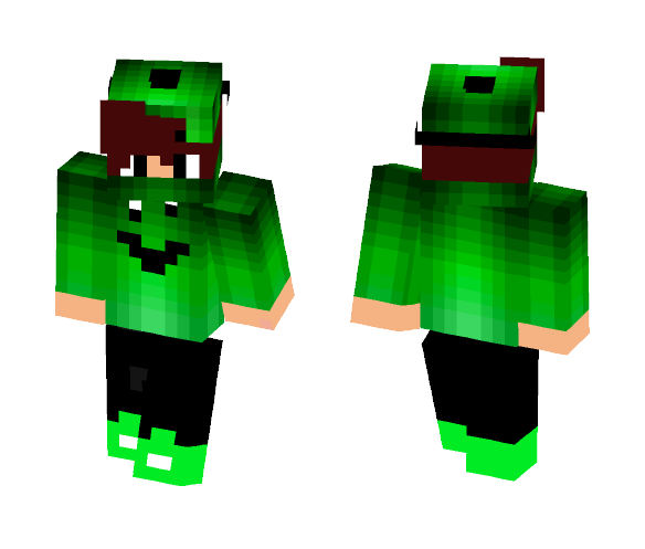 Green gangster - Male Minecraft Skins - image 1