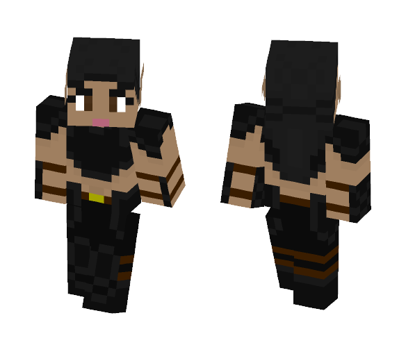 female dark elf warrior - Female Minecraft Skins - image 1