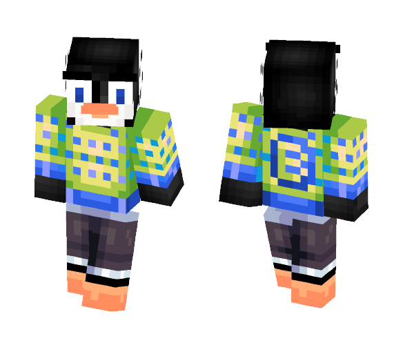 Sweaty Penguin - Male Minecraft Skins - image 1