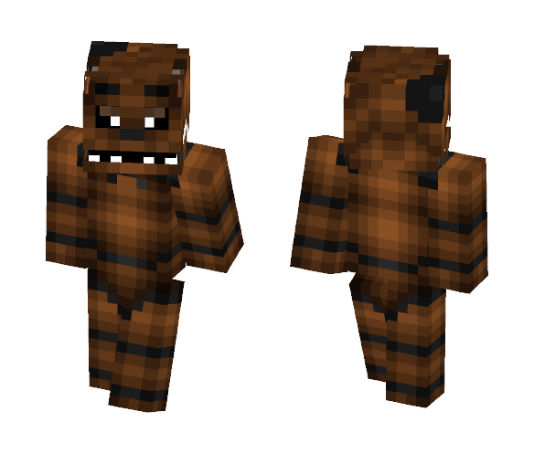 Freddy Fazbear (Night eyes) - Male Minecraft Skins - image 1