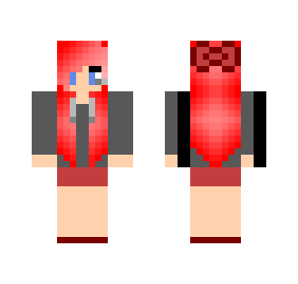 red hair gamer - Female Minecraft Skins - image 2