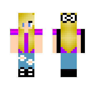 Cute Blonde - Female Minecraft Skins - image 2