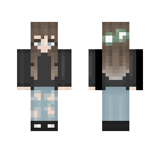 Black Sweater Girl - Girl Minecraft Skins - image 2