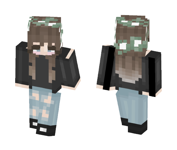 Black Sweater Girl - Girl Minecraft Skins - image 1
