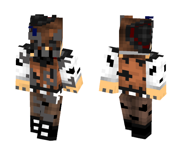 Human Ignited Nightmare Freddy - Male Minecraft Skins - image 1