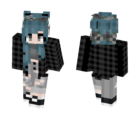 Ω Everything is Blue Ω - Female Minecraft Skins - image 1