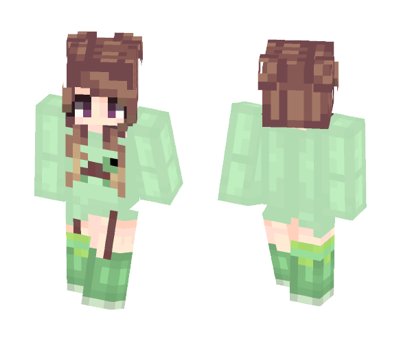 The Greener Side - Female Minecraft Skins - image 1
