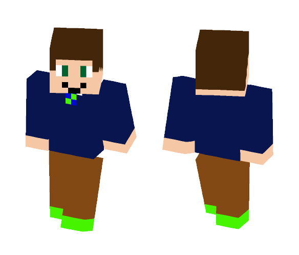 Formal Outfit with neon shoes - Male Minecraft Skins - image 1