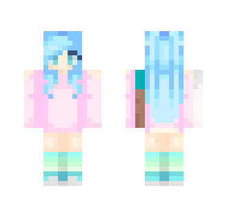 blue yay - Female Minecraft Skins - image 2