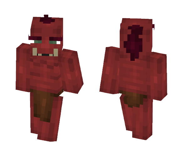 [lotC][√] Red Orc - Male Minecraft Skins - image 1