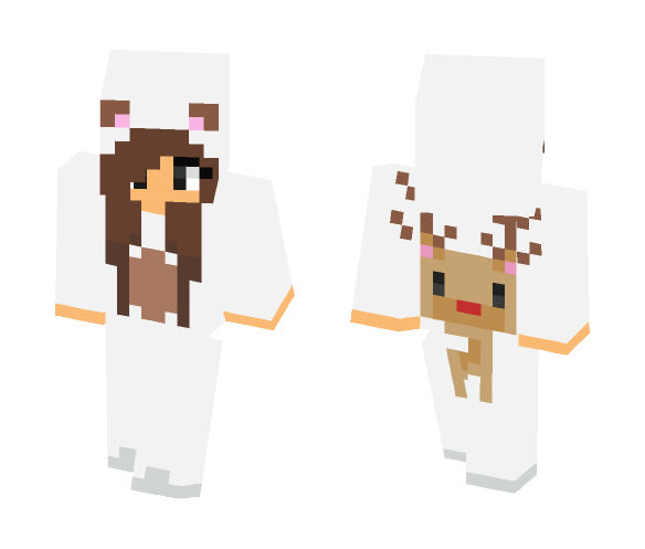 Raindeer Onesie :D - Female Minecraft Skins - image 1