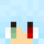 Blue hair, black clothes - Female Minecraft Skins - image 3