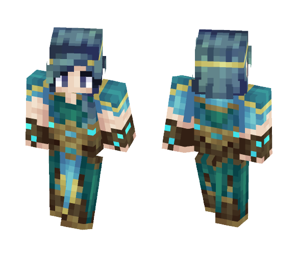 ♦ℜivanna16♦ Ocean Elf - Female Minecraft Skins - image 1