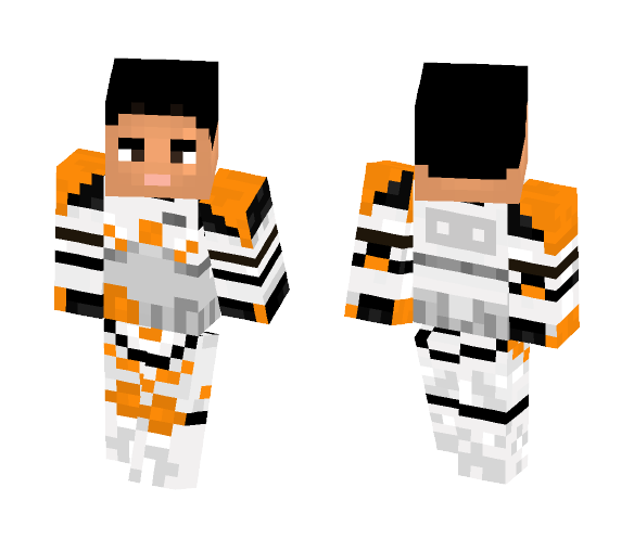 Commander Cody without helmet - Male Minecraft Skins - image 1