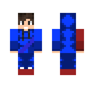 Houndsdendan Blue Hoodie - Male Minecraft Skins - image 2