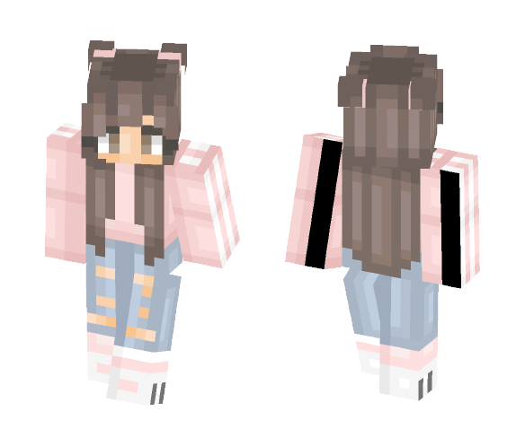 pinky :) // Jazziee - Female Minecraft Skins - image 1