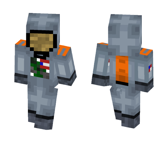 american spaceman - Male Minecraft Skins - image 1
