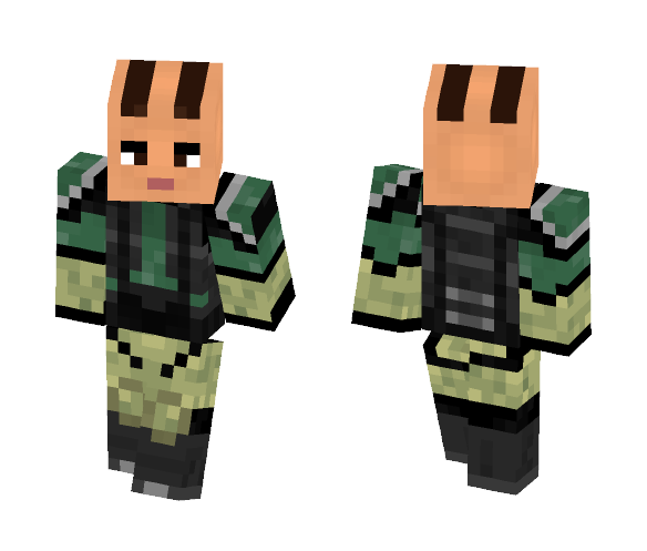 Commander Gree without helmet - Male Minecraft Skins - image 1