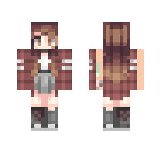 .•Wow Flannel•. - Female Minecraft Skins - image 2