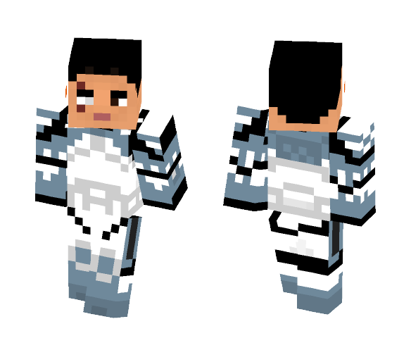 Commander Wolffe without helmet - Male Minecraft Skins - image 1