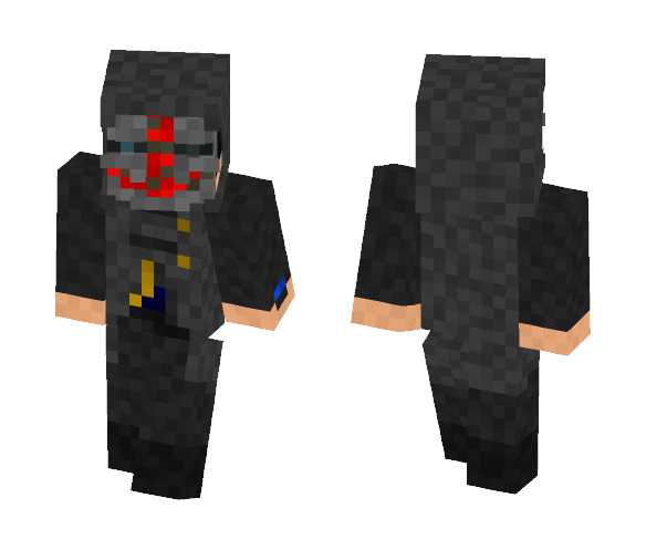 Dishonored 2 Corvo (Hooded) - Male Minecraft Skins - image 1