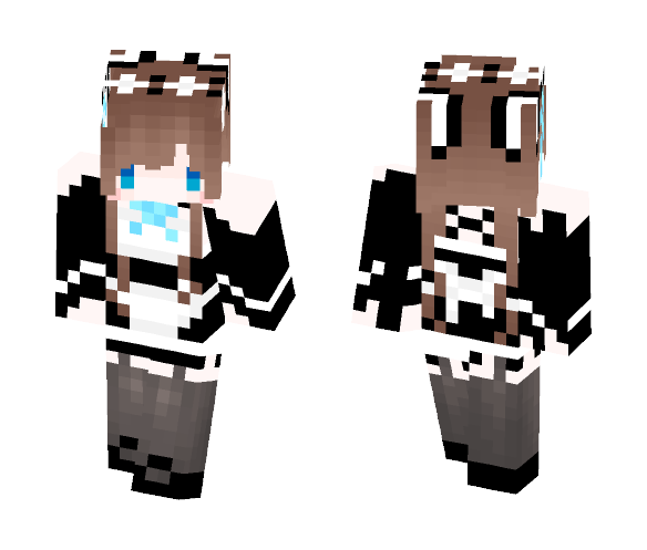 girl55 3 pixel arms - Female Minecraft Skins - image 1