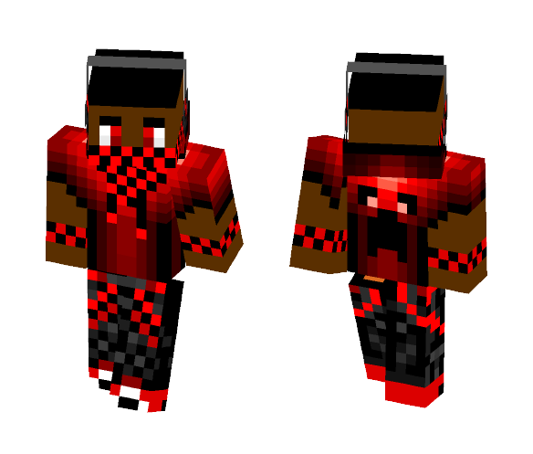 Red creeper outfit - Male Minecraft Skins - image 1