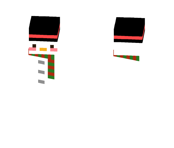 Cute Christmas Snowman (2/2) - Christmas Minecraft Skins - image 1