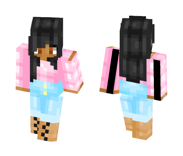 High-waisted Jeans - Female Minecraft Skins - image 1