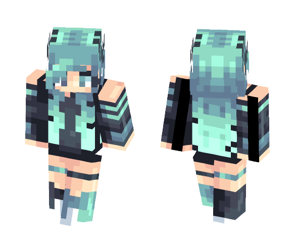 Cataclysm | Nuclear { ST } - Female Minecraft Skins - image 1