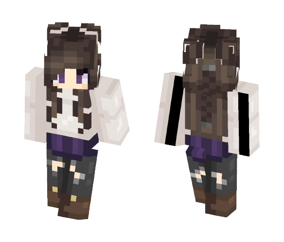 Get Cute Brown Haired Teen Girl Minecraft Skin For Free