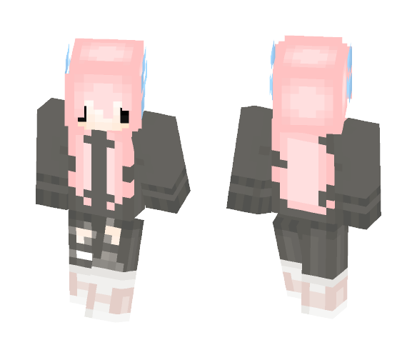 Axolotl Human form (girl) | ANNA - Female Minecraft Skins - image 1