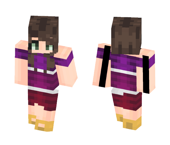 Girl with a dress. - Girl Minecraft Skins - image 1