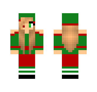 Cute Christmas Elf (1/2) - Christmas Minecraft Skins - image 2