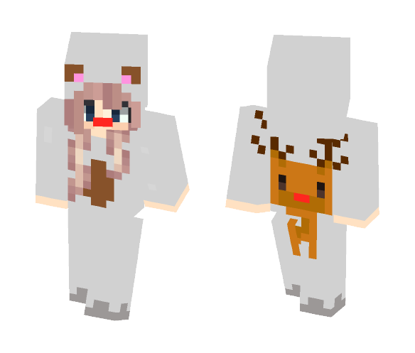 Cute Christmas Reindeer (3/3) - Christmas Minecraft Skins - image 1