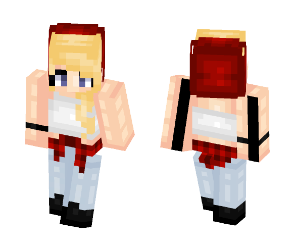 ⌘ | OC - Amber - Female Minecraft Skins - image 1