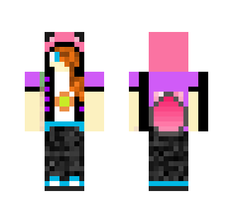 Doughnut Foxy Gamer - Female Minecraft Skins - image 2