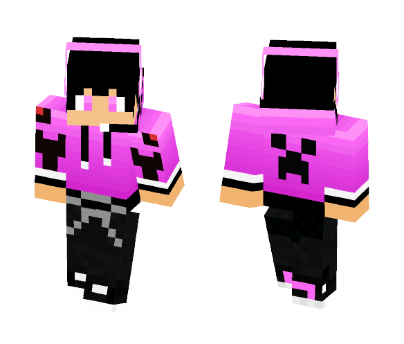 xXBlu_ThiefXx's Skin (Pink) - Male Minecraft Skins - image 1
