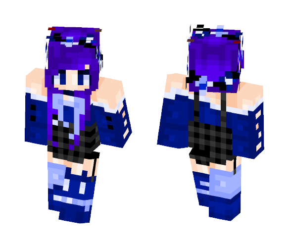 Shades of Blue - Female Minecraft Skins - image 1