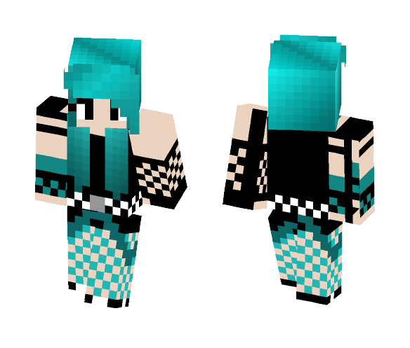 Blue Rock Girl - Girl Minecraft Skins - image 1