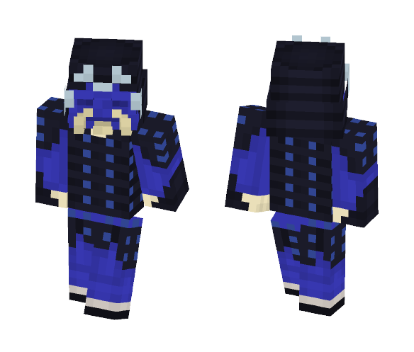Blue Samurai - Male Minecraft Skins - image 1