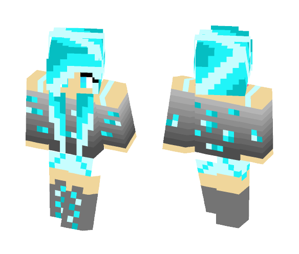 Diamond Girl - Girl Minecraft Skins - image 1