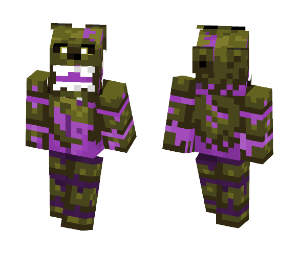 Purple Guy In Spring Bonnie Suit - Male Minecraft Skins - image 1