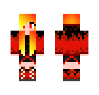 Evil Fire Girl - Girl Minecraft Skins - image 2