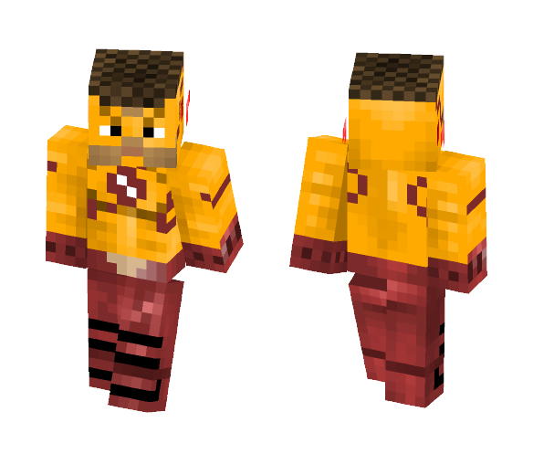 Wally West Flash - Male Minecraft Skins - image 1