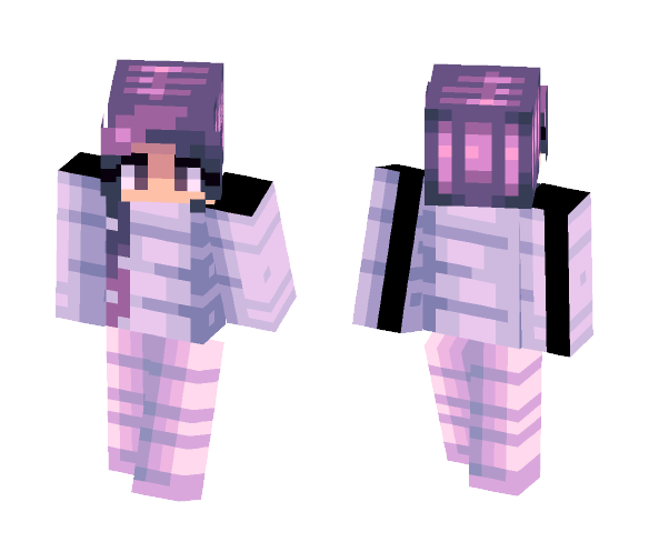 Purple PJs - Female Minecraft Skins - image 1